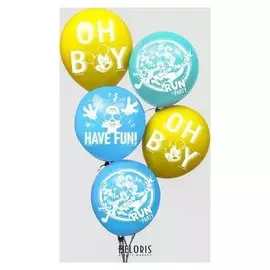 Воздушные шары "Микки", микки маус (Набор 5 шт) 12 дюйм