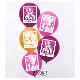 Воздушные шары "Минни и дейзи", минни маус (Набор 25 шт) 12 дюйм