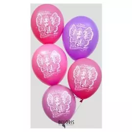 Воздушные шары «С днем рождения», винкс, 5 шт., 12"