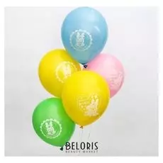 Воздушные шары «С рождением дочки», минни маус, 5 шт., 12"