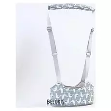 Вожжи детские "Птички", цвет серый