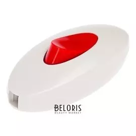 Выключатель Smartbuy, 6 А, 250 В, проходной, белый/красный