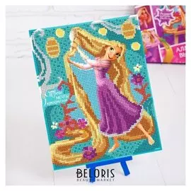 Вышивка алмазная для детей "Твои мечты прекрасны" принцессы: рапунцель, 20 х 25