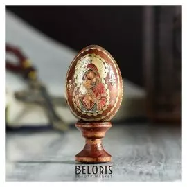 Яйцо сувенирное "Богоматерь почаевская", на подставке