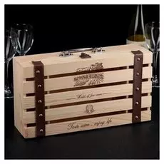 Ящик для хранения вина 35×20 см "Феррара"