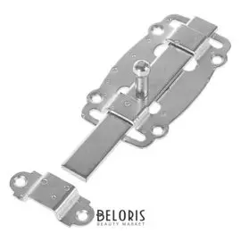 Задвижка дверная зд-100-пл-sl, цвет цинк