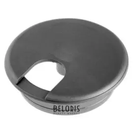 Заглушка мебельная, для кабеля, D=62, металическая