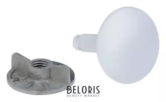 Заглушка отверстия умывальника под смеситель Masterprof, 50 мм, белая