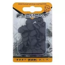 Заглушки на шуруп №3, черный, 40 шт.