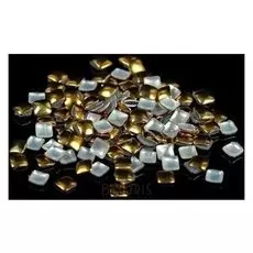 Заклёпки для декора «Квадрат», 2 мм, цвет золотистый