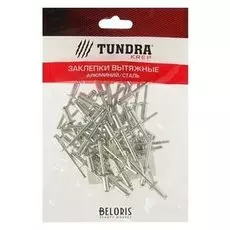 Заклёпки вытяжные Tundra Krep, алюминий-сталь, 50 шт, 4.8 х 10 мм