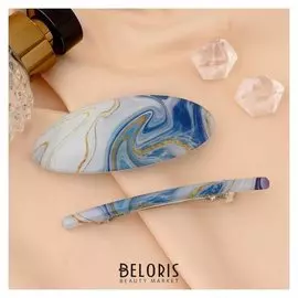 Заколка-автомат для волос "Тайна" (Набор 2 шт) 9 см и 9,5 см