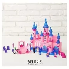 Замок для кукол Принцесса со звуком, светом и аксессуарами