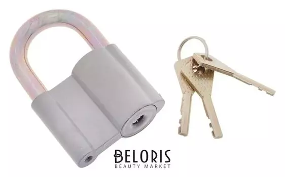 Замок навесной, 52х80 мм, 3 ключа