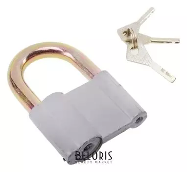 Замок навесной серый 80