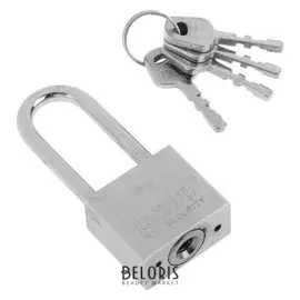 Замок навесной, тип 6, 5х40 мм, длинная дужка