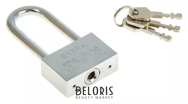 Замок навесной, тип 6, 6х40 мм, длинная дужка