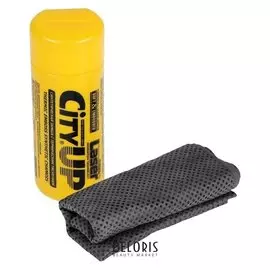 Замша протирочная Cityup, са-226, 40 х 32 см, перфорированная, в тубусе