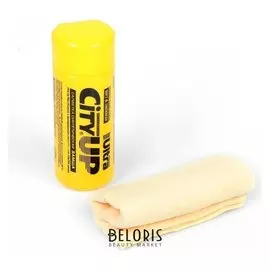 Замша протирочная Cityup, Ul-202, 32 х 43 см, в тубусе