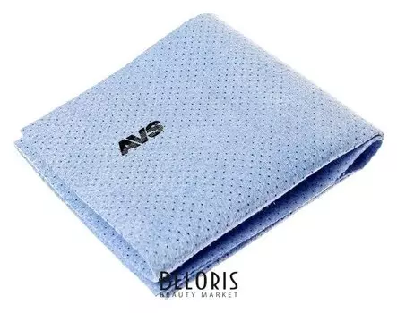 Замша протирочная с перфорацией AVS Bch-3040, 30х40 см, голубой