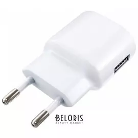 Зарядное устройство сетевое (220 В) RED LINE ТС-1A, кабель Type-C 1 м, 1 порт USB, выходной ток 1 А, белое