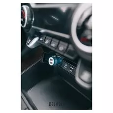 Зарядное устройство Torso, с аварийным наконечником, USB 1.0 А; 2.1 А