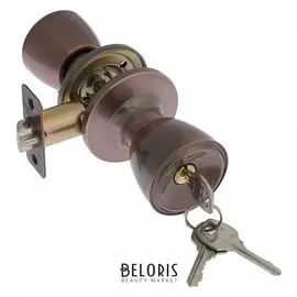 Защелка 1203, с ключом, цвет медь