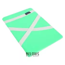 Защита спины гимнастическая (Подушка для растяжки) лайкра, цвет зелёный, 38 х 25 см, (пл-9316)