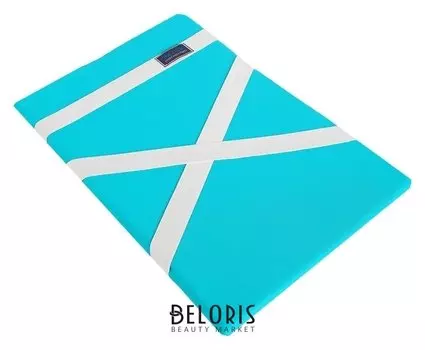 Защита спины гимнастическая (Подушка для растяжки) лайкра, морская волна, 38 х 25 см, (пл-9322)