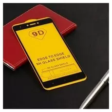 Защитное стекло 9D Luazon для Xiaomi Note Redmi 4X, 0.33 мм, 9Н, чёрное