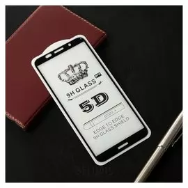 Защитное стекло Cassedy Full Cover, для Honor 7a/y5 Prime 2018, полный клей, чёрная рамка