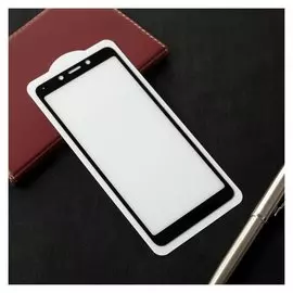 Защитное стекло Cassedy Full Cover, для Xiaomi Redmi 6/6a, полный клей, чёрная рамка
