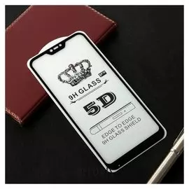 Защитное стекло Cassedy Full Cover, для Xiaomi Redmi 6 Pro/mi A2 Lite, полный клей, чёрное