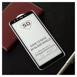 Защитное стекло Cassedy Full Cover, для Xiaomi Mi A2, полный клей, чёрная рамка