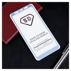 Защитное стекло Red Line для Samsung Galaxy A7 (2018), Full Screen, полный клей, синее