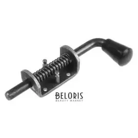 Засов пружинный (75) 160 мм, без покрытия