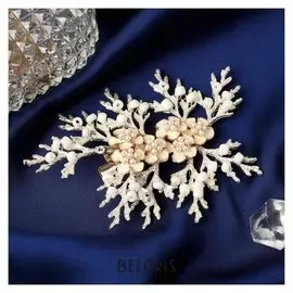 Зажим для волос "Волшебный цветок" 8,5 см