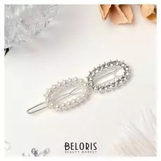 Зажим для волос "Жемчужный" овалы