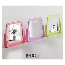 Зеркало настольное, зеркальная поверхность 10 × 10 см