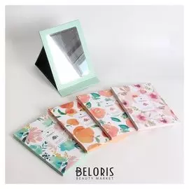 Зеркало настольное, зеркальная поверхность 12,7 × 19 см