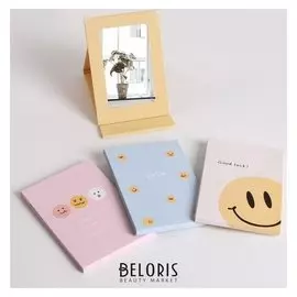 Зеркало настольное, зеркальная поверхность 6 × 9,9 см