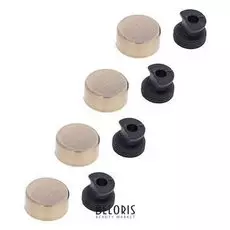 Зеркалодержатель (Арт.1189), D=17 мм, без сверления, цвет бронза, 4 шт.