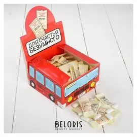 Жевательная резинка «Для счастья безумного»: с мятным вкусом, 100 шт.