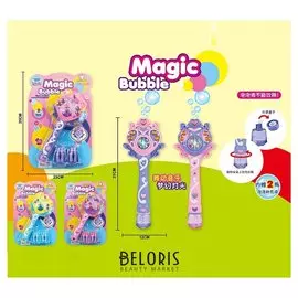 Жезл светящийся с мыльными пузырями