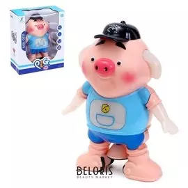 Животное «Свинка», работает от батареек, световые и звуковые эффекты, танцует