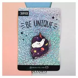 Значок акриловый "Единорог"