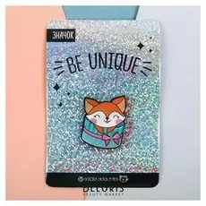 Значок акриловый "Лисица"