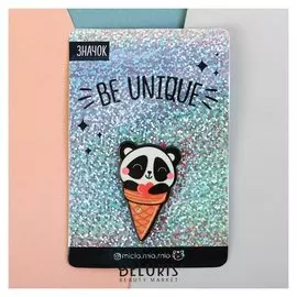 Значок акриловый "Панда"