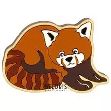 Значок "Панда красная"