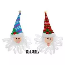 Значок световой «Дед мороз с бородой»